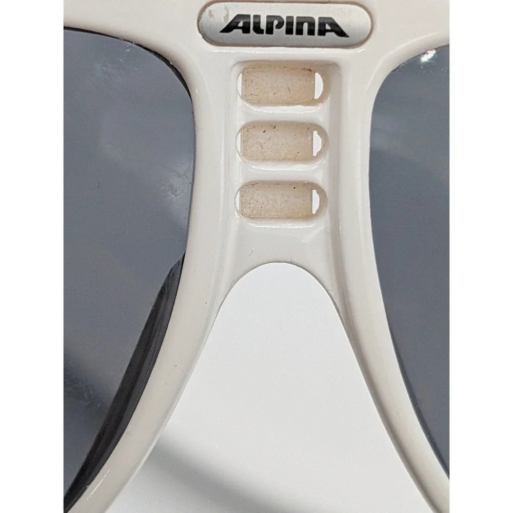 Alpina Vintage White Sport Sunglasses SWIFT A400 POL Made in‎ W Germany